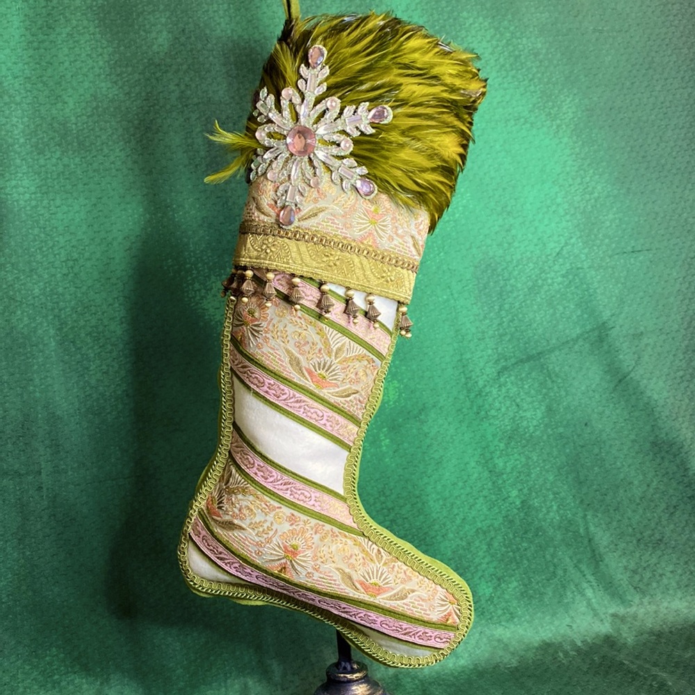 Vintage one-of-a-kind, handmade Christmas stockings by JN Vintage Creations